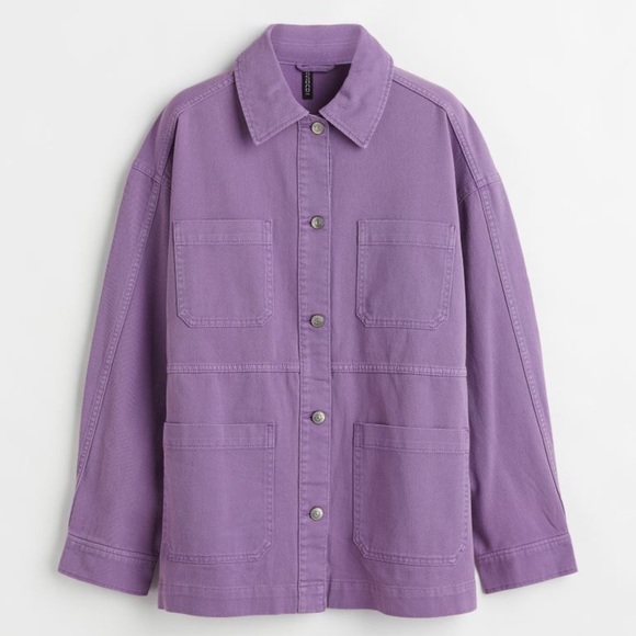 H&M Twill Shacket - Picture 1 of 6